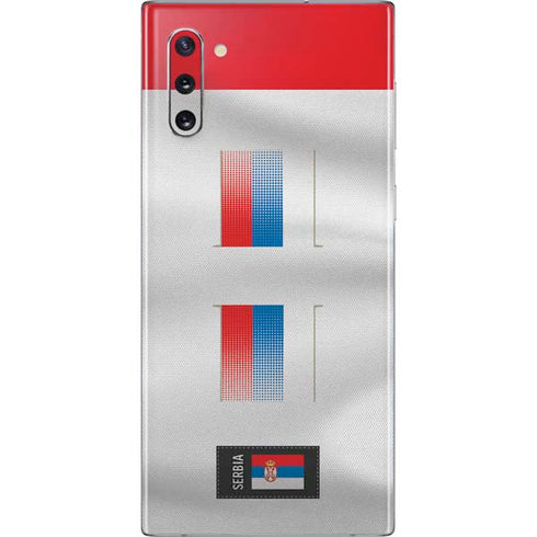 Serbia Soccer Flag Galaxy Note 10 Skin